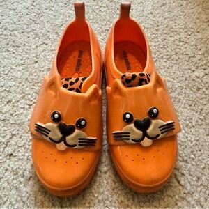 Mini Melissa Kids Orange Cat Shoes